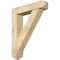 Ekena Millwork Traditional Arts and Crafts Rough Sawn Bracket w/ Offset Brace, Douglas Fir, 8"W x 36"D x 44"H BKT0806X36X44TRA03RDF - alternate 1